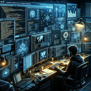 Hackers trying to break into a cloud server